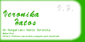 veronika hatos business card